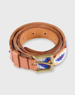 1.25" African Beaded Belt^Sid Mashburn Clearance