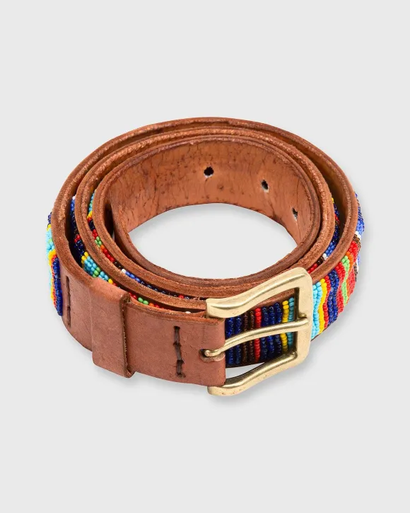 1.25" African Beaded Belt^Sid Mashburn Flash Sale