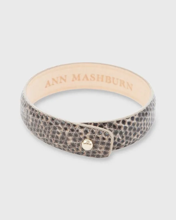 0.5" Lizard Cuff Bracelet^Ann Mashburn Cheap