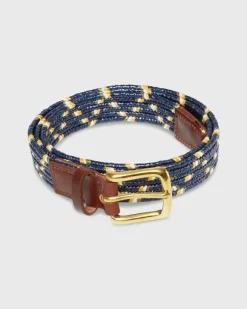 1" Raffia Belt^Sid Mashburn Fashion