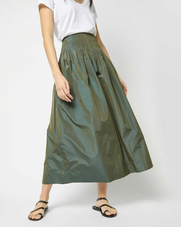 Adah Pintuck Skirt^Ann Mashburn Cheap