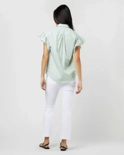 Amelie Ruffle Shirt^Ann Mashburn Sale