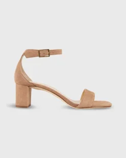 Ankle-Wrap Block Heel^Ann Mashburn Cheap