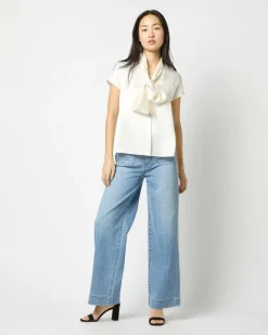 Atelier Tie-Neck Blouse^Ann Mashburn Flash Sale