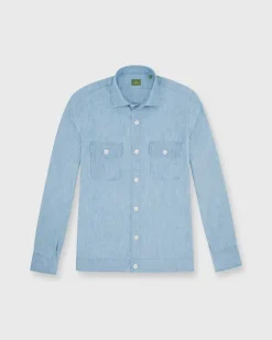 Band-Hem Work Shirt^Sid Mashburn Hot