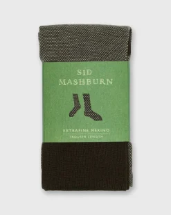 Birdseye Trouser Dress Socks^Sid Mashburn Outlet