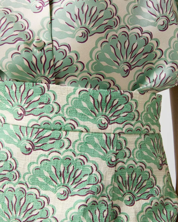 Boy Shirt In Mint Fans Silk Twill^La DoubleJ Shop