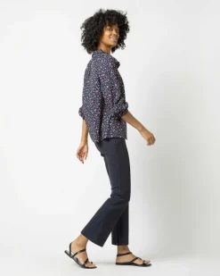 Button-Front Kamille Blouse^Ann Mashburn Store