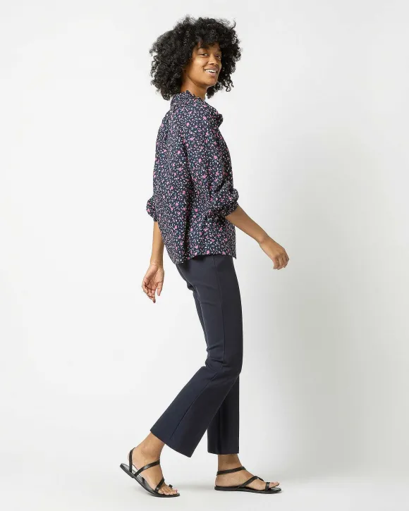 Button-Front Kamille Blouse^Ann Mashburn Store