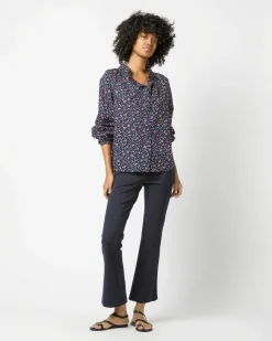 Button-Front Kamille Blouse^Ann Mashburn Store