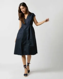 Cap-Sleeve Dress^Aspesi Store