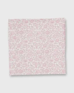 Cotton Print Pocket Square^Sid Mashburn Outlet