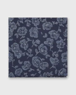 Cotton Print Pocket Square^Sid Mashburn Flash Sale