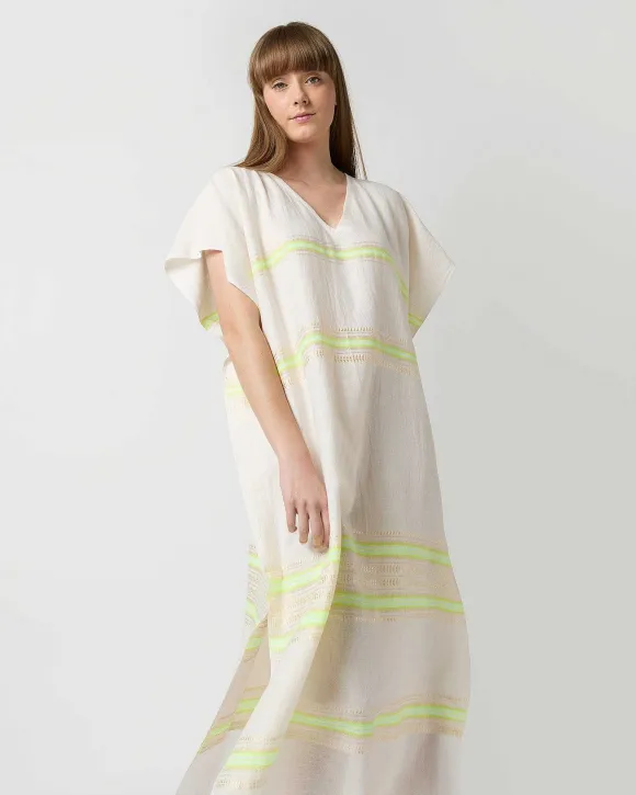 Dailila V-Neck Caftan^lemlem Clearance