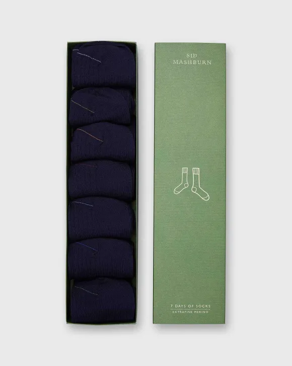 7-Day Sock Set, Over-The-Calf^Sid Mashburn Store