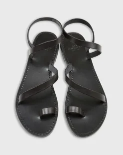 Diagonal Strap Sandal^Ann Mashburn Online