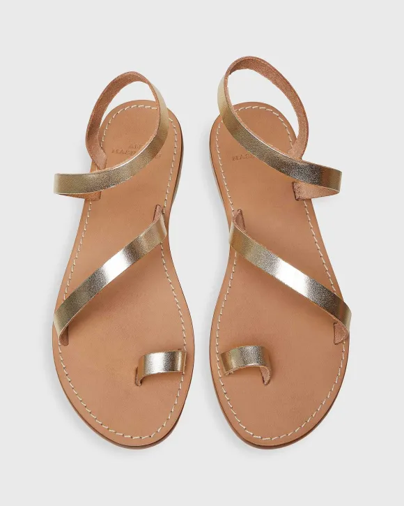 Diagonal Strap Sandal^Ann Mashburn Clearance