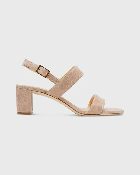 Double-Strap Block Heel^Ann Mashburn Flash Sale