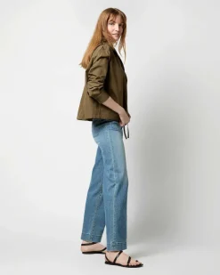 Drawstring Hooded Shirt Jacket^Aspesi New