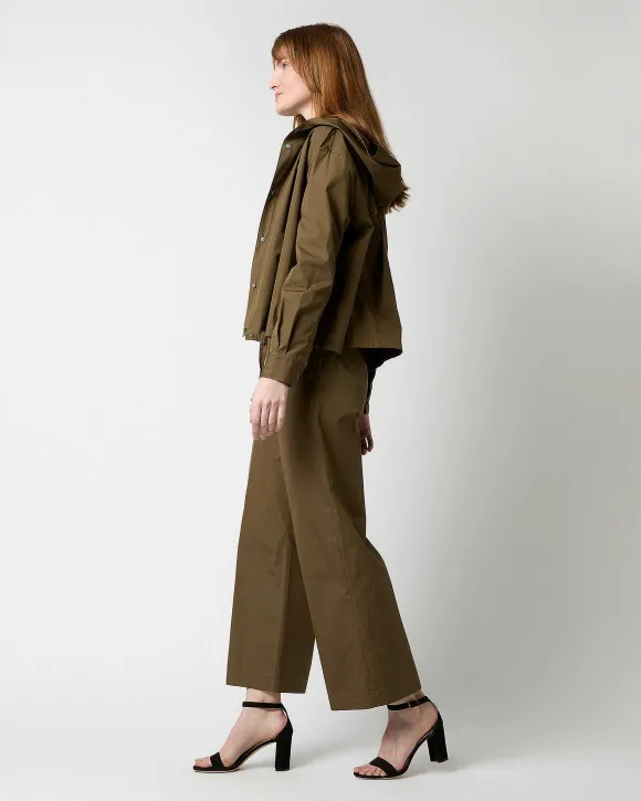 Drawstring Hooded Shirt Jacket^Aspesi New