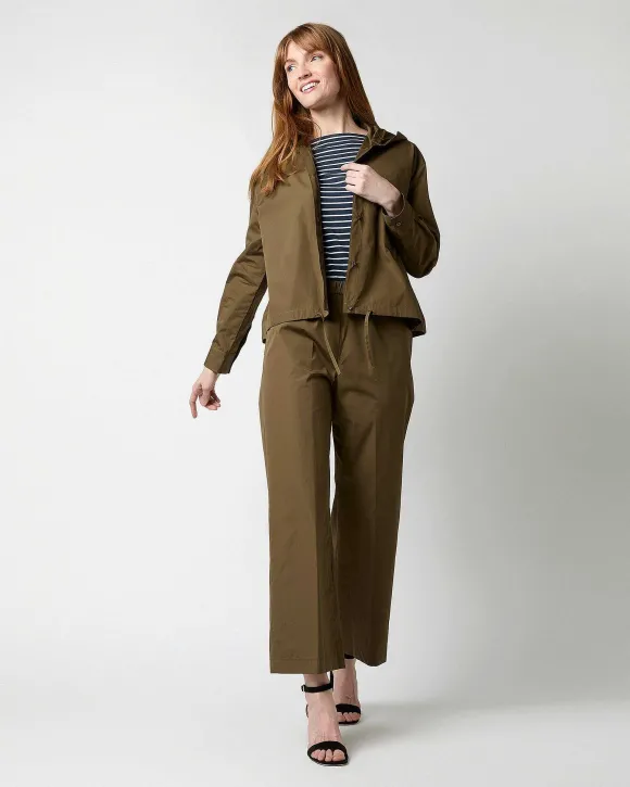 Drawstring Hooded Shirt Jacket^Aspesi New