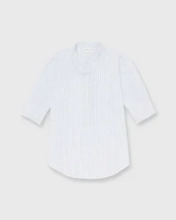 Elbow-Sleeve Frill Shirt^Ann Mashburn Clearance