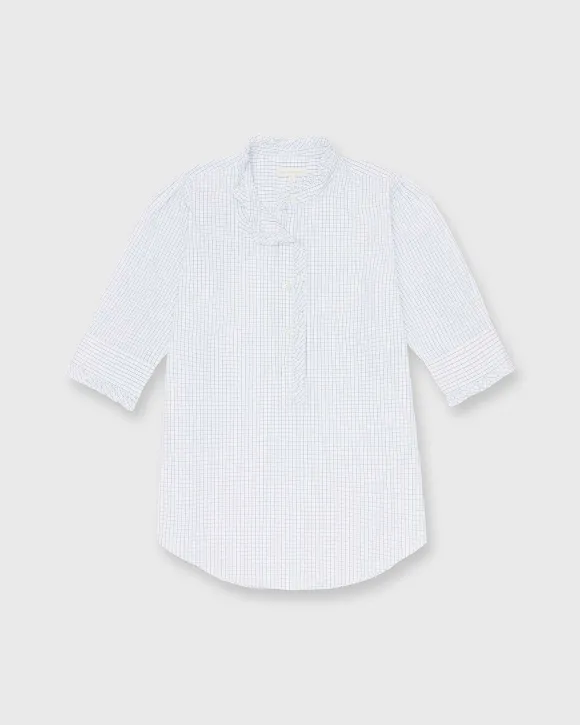 Elbow-Sleeve Frill Shirt^Ann Mashburn Clearance