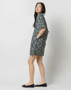 Elbow-Sleeved Frill Dress^Ann Mashburn Fashion