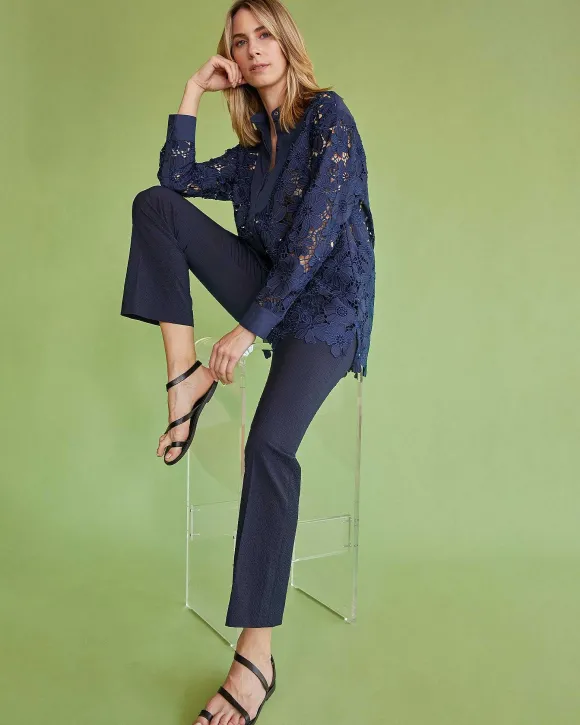 Faye Flare Cropped Pant^Ann Mashburn Shop