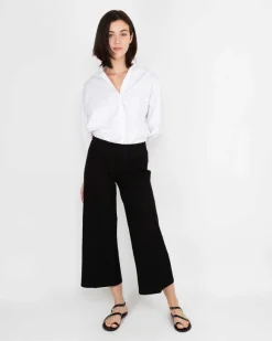 Faye Wide-Leg Cropped Pant^Ann Mashburn Cheap