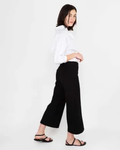 Faye Wide-Leg Cropped Pant^Ann Mashburn Cheap
