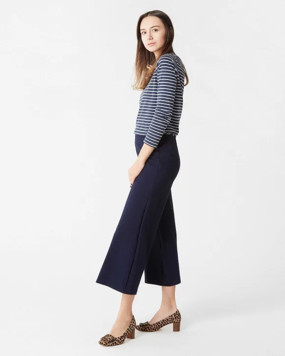 Faye Wide-Leg Cropped Pant^Ann Mashburn Best Sale
