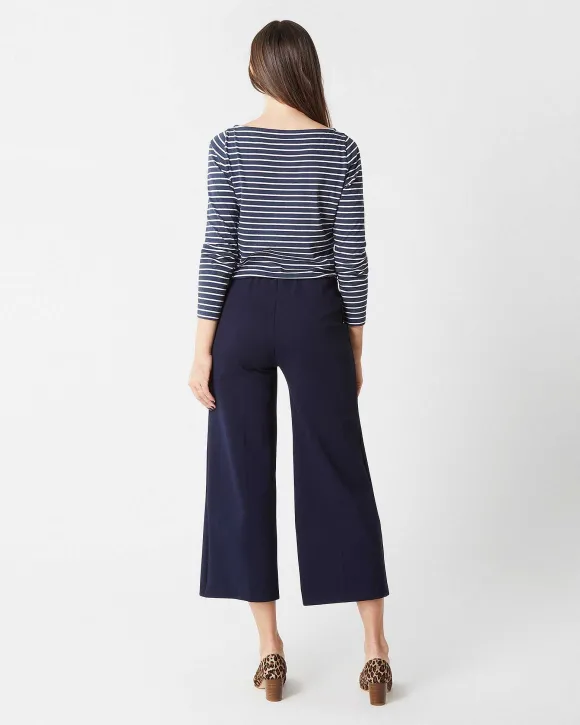 Faye Wide-Leg Cropped Pant^Ann Mashburn Best Sale