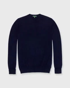 Fine-Gauge Crewneck Sweater^Sid Mashburn Cheap