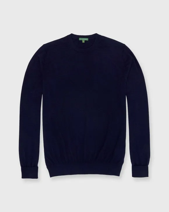 Fine-Gauge Crewneck Sweater^Sid Mashburn Cheap