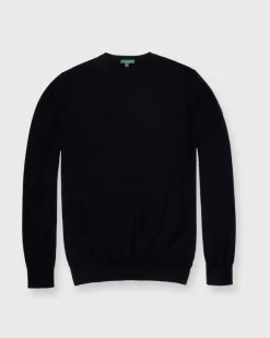 Fine-Gauge Crewneck Sweater^Sid Mashburn Discount