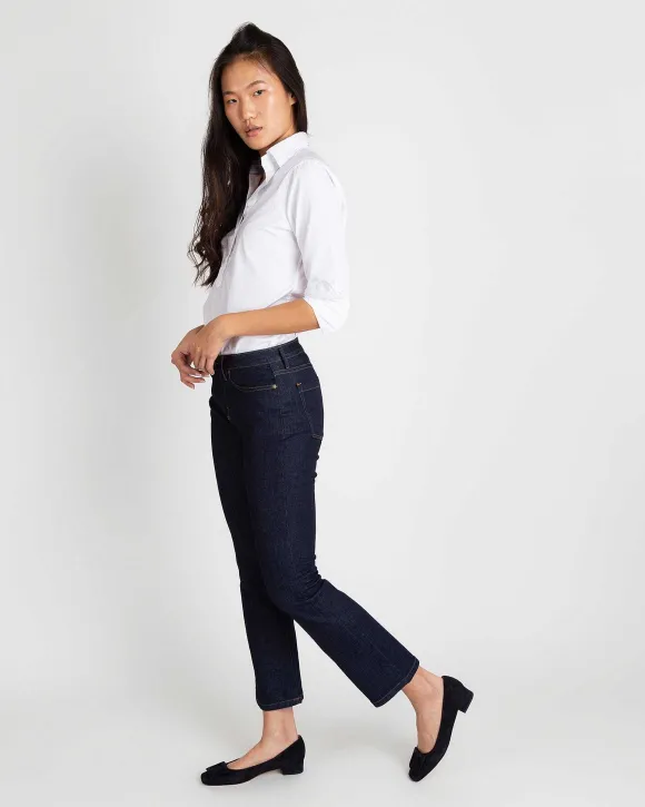 Flare Cropped 5-Pocket Jean^Ann Mashburn Online