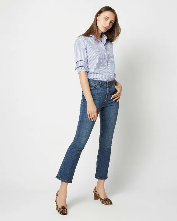 Flare Cropped 5-Pocket Jean^Ann Mashburn Store