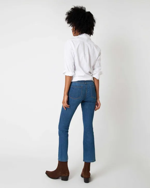Flare Cropped 5-Pocket Jean^Ann Mashburn Discount