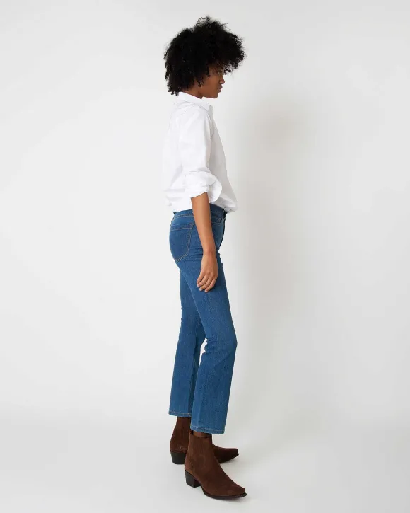 Flare Cropped 5-Pocket Jean^Ann Mashburn Discount
