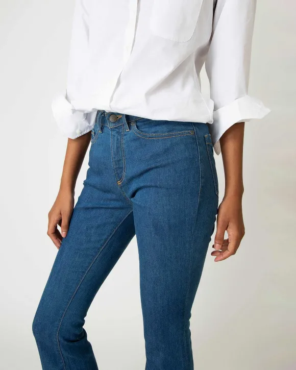 Flare Cropped 5-Pocket Jean^Ann Mashburn Discount
