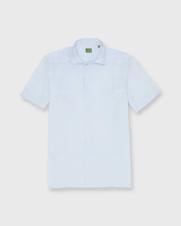 Guayabera Shirt With Hem Pockets^Sid Mashburn Clearance