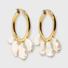 Keshi Cool Hoop Earrings^Lizzie Fortunato Flash Sale