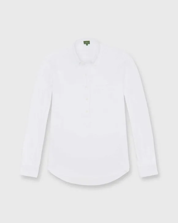 Knit Button-Down Popover Shirt^Sid Mashburn Flash Sale