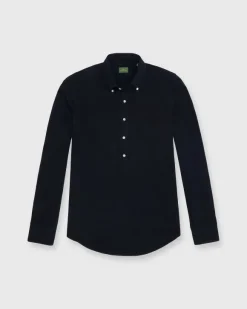 Knit Button-Down Popover Shirt^Sid Mashburn Outlet