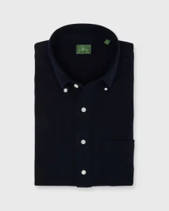 Knit Button-Down Popover Shirt^Sid Mashburn Outlet