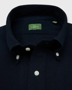 Knit Button-Down Popover Shirt^Sid Mashburn Best