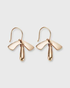 Leaf And Drop Earrings^Helena Rohner New