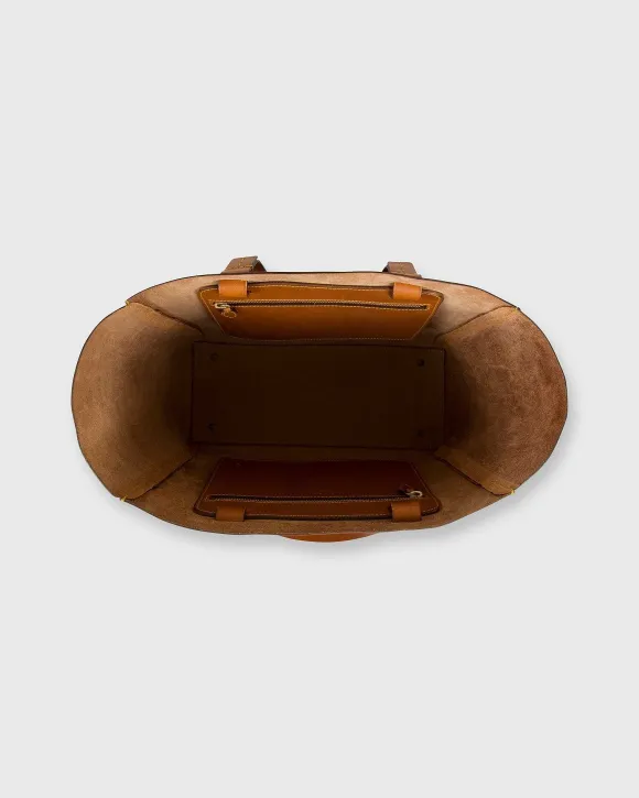 Leather Tote With Trolley Strap^Sid Mashburn Cheap