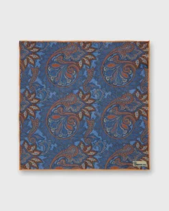 Linen Print Pocket Square^Petronius Flash Sale